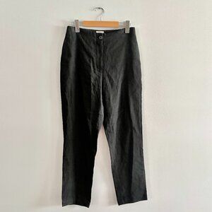 Aritzia Wilfred Linen Blend Pant Black Size 6